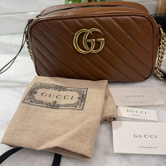 Authentic Gucci Marmont Brown - Picture 3 of 14